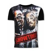 T-shirt Korte Mouw Local Fanatic Showtime Digital Rhinestone