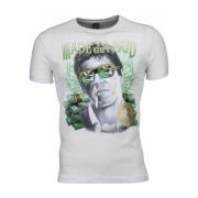 T-shirt Korte Mouw Local Fanatic Scarface Made To Get Paid Print