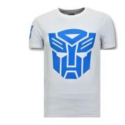 T-shirt Korte Mouw Local Fanatic Transformers Robots Print