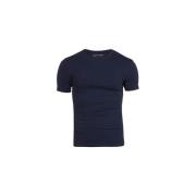 T-shirt Garage Stretch Basic Navy O-Hals