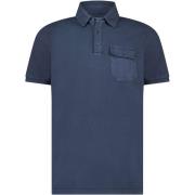 T-shirt State Of Art Polo Pique Donkerblauw