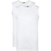 T-shirt Alan Red T-Montana Singlet Mouwloos Wit (2-Pack)