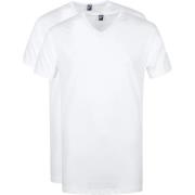 T-shirt Alan Red Vermont T-Shirt V-Hals Wit (2Pack)