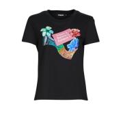 T-shirt Korte Mouw Desigual LILY