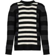 Trui Les Hommes LLK113-654U | Wool Stripes Round Neck Jumper