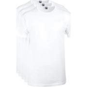 T-shirt Alan Red Aanbieding Derby O-Hals T-shirts Wit (3Pack)
