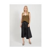 Rok Vila Nitban Midi Skirt - Black