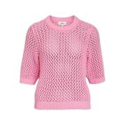 Trui Object Ronaska Knit - Begonia Pink