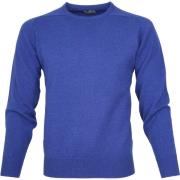 Sweater William Lockie O Lamswol Blauw