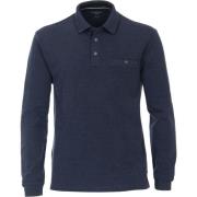 T-shirt Casa Moda Polo LS Donkerblauw