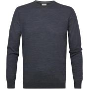 Sweater Profuomo Pullover Merinowol Antraciet