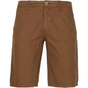 Broek No Excess Short Garment Dyed Camel