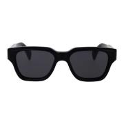 Zonnebril Leziff Occhiali da Sole Montana M4947 C02 Nero Argento