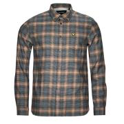 Overhemd Lange Mouw Lyle &amp; Scott BUTTON DOWN CHECK SHIRT