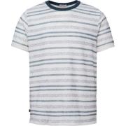 T-shirt Cast Iron T-Shirt Gestreept Off-White