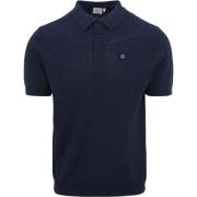 T-shirt Blue Industry M14 Poloshirt Linnen Donkerblauw