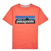 T-shirt Korte Mouw Patagonia BOYS LOGO T-SHIRT