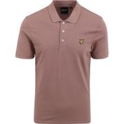 T-shirt Lyle And Scott Polo Plain Oud Roze