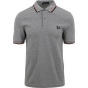 T-shirt Fred Perry Polo M3600 Mid Grijs