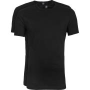 T-shirt Suitable T-shirt Zwart O-hals Ota 2-Pack