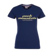 T-shirt Korte Mouw Peak Mountain T-shirt manches courtes femme ACOSMO