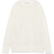 Sweater Amish Crew Neck Over Man Cotton Net Marble