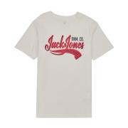 T-shirt Korte Mouw Jack &amp; Jones JJELOGO TEE SS NECK 2 COL JNR