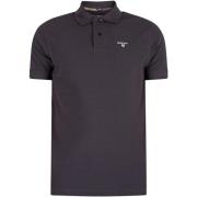 Polo Shirt Korte Mouw Barbour Piqué poloshirt met Schotse ruit