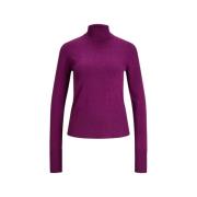 Trui Jjxx Noos Ava L/S Roll Neck - Dark Purple