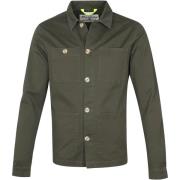 Sweater Blue Industry Overshirt Groen