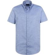 Overhemd Lange Mouw Suitable Shortsleeve Overhemd Blauw