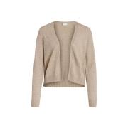 Mantel Vila Ril Short Cardigan - Natural Melange