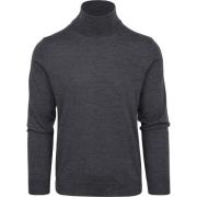 Sweater Suitable Merino Coltrui Antraciet
