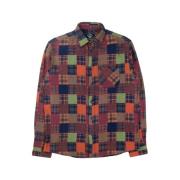 Overhemd Lange Mouw Portuguese Flannel OG Patchwork Shirt - Checks