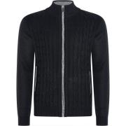 Sweater Cappuccino Italia Cable Cardigan Navy