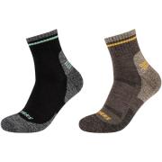 Sportsokken Skechers 2PPK Men Trail Wool Quarter Socks