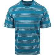 T-shirt Levis Pocket T-Shirt Blauw Streep