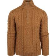 Sweater Superdry Zip Trui Bruin