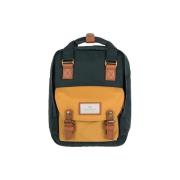 Rugzak Doughnut Macaroon Mini Backpack - Slate Green/Yellow