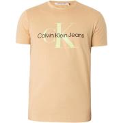 T-shirt Korte Mouw Calvin Klein Jeans Seizoensgebonden T-shirt met mon...