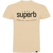 T-shirt Korte Mouw Superb 1982 3000-CREAM