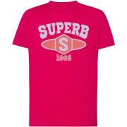 T-shirt Korte Mouw Superb 1982 SPRBCA-2201-PINK