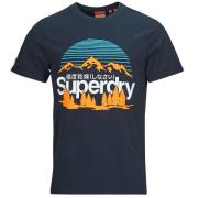 T-shirt Korte Mouw Superdry GREAT OUTDOORS NR GRAPHIC TEE