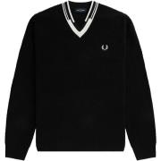 Sweater Fred Perry Fp Abstract Tipped V-Neck Jumper