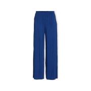 Broek Vila Noos Trousers Plise - True Blue