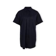 Blouse Vila Harlow 2/4 Oversize Shirt - Sky Captain