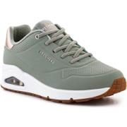 Lage Sneakers Skechers Uno Shimmer Away 155196-SAGE