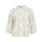 Blouse Object Emira Shirt L/S - Sandshell/Natural