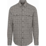 Sweater Blue Industry Overshirt Print Bruin