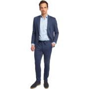 Kostuum Suitable Jersey Suit Kobaltblauw